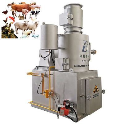 1000 kg Weight Smokeless Incinerator for Pet Waste Disposal in Farms and Pet Clinics