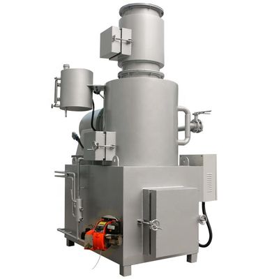 Customized Size Two Combustion Chamber Silver Waste Incinerator Deep Combustion Treatment