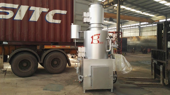 Smokeless Waste Incinerator for Hospital Waste Disposal 0.37KW in Food Beverage Shops