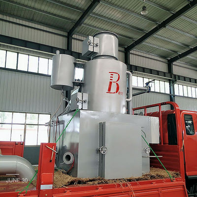 Smokeless Waste Incinerator for Hospital Waste Disposal 0.37KW in Food Beverage Shops