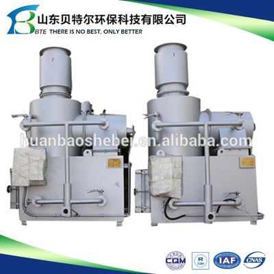 Small Waste Incinerator For Hospital Garbage Treatment 220v/380V Voltage Diesel Oil/Gas Fuel