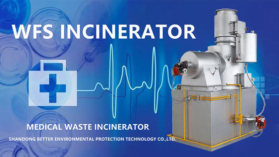 Smokeless Poultry Waste Incinerator with Chimney Core Components and 750L/H Capacity