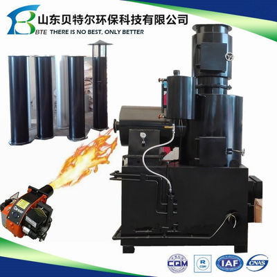 Smokeless Poultry Waste Incinerator with Chimney Core Components and 750L/H Capacity