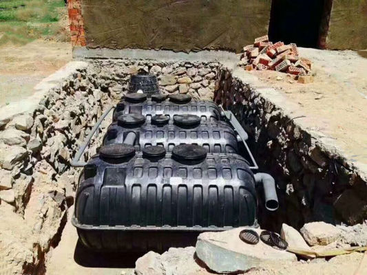 Black Biogas Digester for Rural Domestic Sewage Treatment in Basement Equipment System