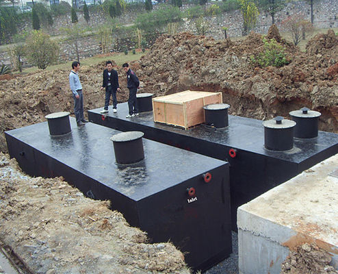 1 Underground Integrated Wastewater Treatment Plant for Municipal Grey Water Recycling