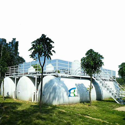 10-20 t/hour Wastewater Treatment Machine Fully Automatic Control FRP Septic Tank