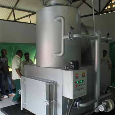 2300 kg Weight 10-500 kg/hr Smokeless Incinerator For Hospital Waste Disposal Machinery