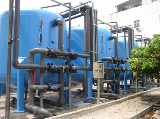 PLC Activated Carbon Water Filtration Tank For Water Purification Equipment