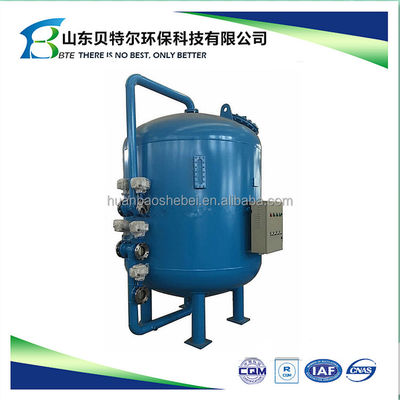 Activated Carbon Mechanical Waste Water Filter Machine for Sewage Clarifier 6*10M Size