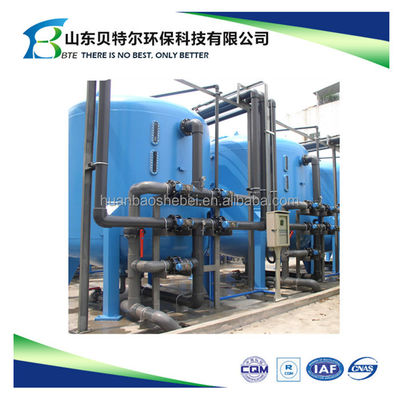 Activated Carbon Mechanical Waste Water Filter Machine for Sewage Clarifier 6*10M Size