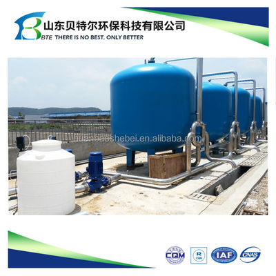 Activated Carbon Mechanical Waste Water Filter Machine for Sewage Clarifier 6*10M Size