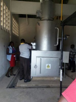 Smokeless Waste Treatment Mini Waste Incinerator for Waste Plastic Pyrolysis Plant
