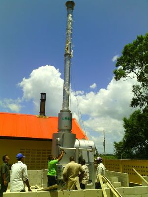 Smokeless Waste Treatment Mini Waste Incinerator for Waste Plastic Pyrolysis Plant