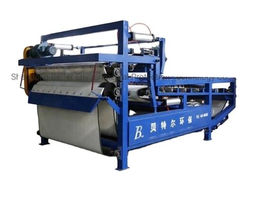 Sludge Dewatering Treatment Belt Filter Press with Stainless Steel/Carbon Steel Material