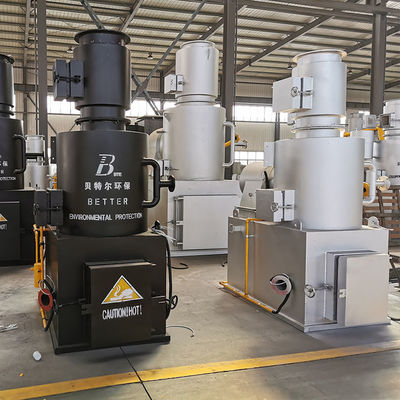 Dead Animal Pet Medical Garbage Incinerator 750L/H Waste Furnace for Industrial Waste