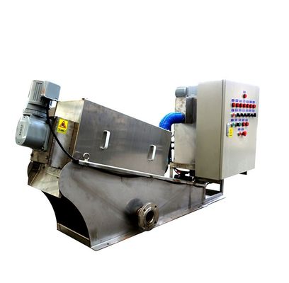 0.65kw Screw Press Volute Slurry Sludge Dewatering Machine For Municipal Engineering