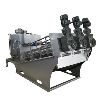 0.65kw Screw Press Volute Slurry Sludge Dewatering Machine For Municipal Engineering
