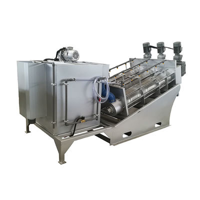 0.65kw Screw Press Volute Slurry Sludge Dewatering Machine For Municipal Engineering
