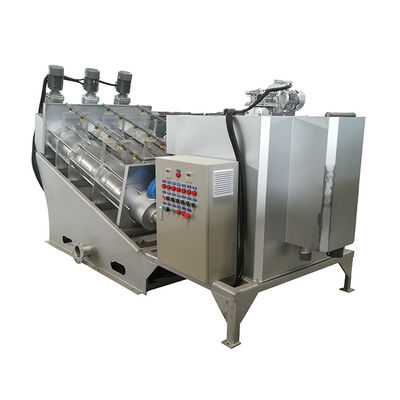 0.65kw Screw Press Volute Slurry Sludge Dewatering Machine For Municipal Engineering