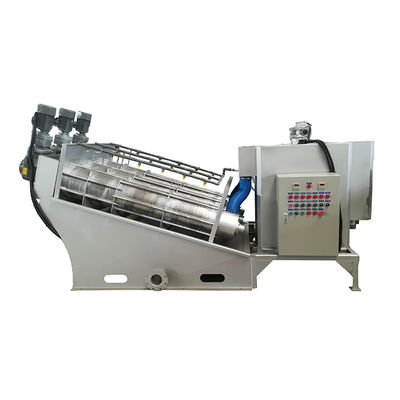 0.65kw Screw Press Volute Slurry Sludge Dewatering Machine For Municipal Engineering