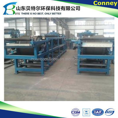 Home Carbon Steel or SS Gypsum Dewatering Machine with Popular Vacuum Belt Filter