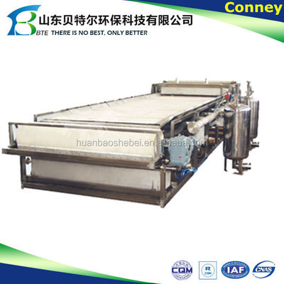 Home Carbon Steel or SS Gypsum Dewatering Machine with Popular Vacuum Belt Filter