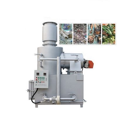 Silver Grey 500L/H Waste Shredder Incinerator for Safe and Sustainable Waste Management
