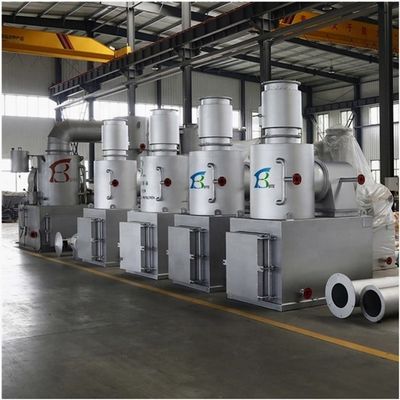 Silver Grey 500L/H Waste Shredder Incinerator for Safe and Sustainable Waste Management