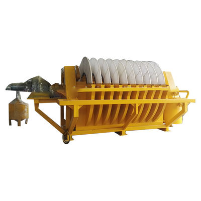 Ceramic Disc Type Filter for Feldspar Mineral Tailings Dewatering Motor-driven Design