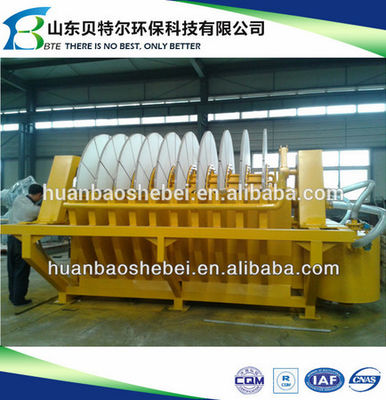1-60 M2 Durable Ceramic Disc Vacuum Filter for Mining Dewatering and 1-30 tons/h