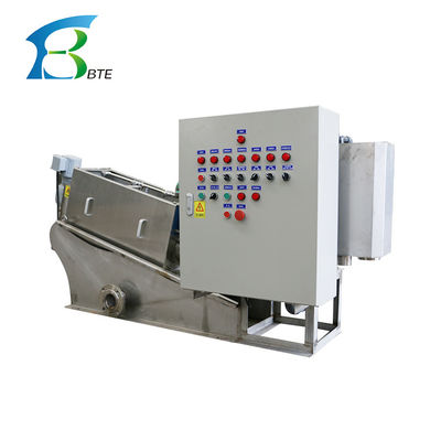 Compact MDS Series Multi Disc Screw Press Sludge Dehydrator for Activated Sludge Removal