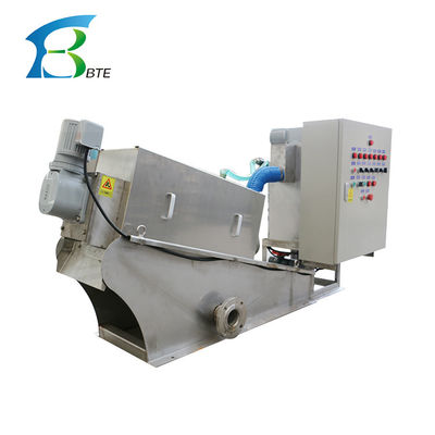 Compact MDS Series Multi Disc Screw Press Sludge Dehydrator for Activated Sludge Removal