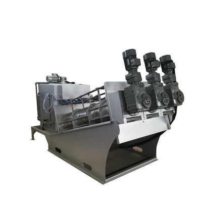 Oily Waste Recycling Machine Chicken Feather Screw Press Slaughter Wastewater Treatment