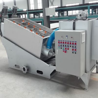 Oily Waste Recycling Machine Chicken Feather Screw Press Slaughter Wastewater Treatment