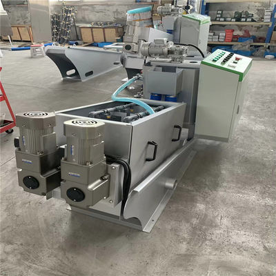 Oily Waste Recycling Machine Chicken Feather Screw Press Slaughter Wastewater Treatment