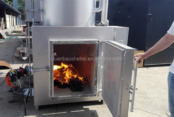 1500L/H Capacity Waste Treatment Incinerator for Poultry Slaughterhouse No Smell