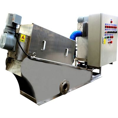 Multi-Disk Screw Press Sludge Dehydrator Equipment for Dairy Sludge Treatment