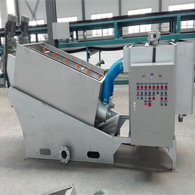 Multi-Disk Screw Press Sludge Dehydrator Equipment for Dairy Sludge Treatment
