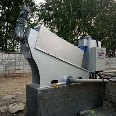 Multi-Disk Screw Press Sludge Dehydrator Equipment for Dairy Sludge Treatment