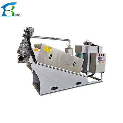 Customized Voltage Compact Screw Press for Low Noise Purification of Activated Sludge
