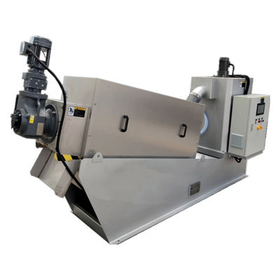SUS304/316 Cassava Vinasse Coconut Palm Oil Sludge Filter Screw Press Dewatering Machine