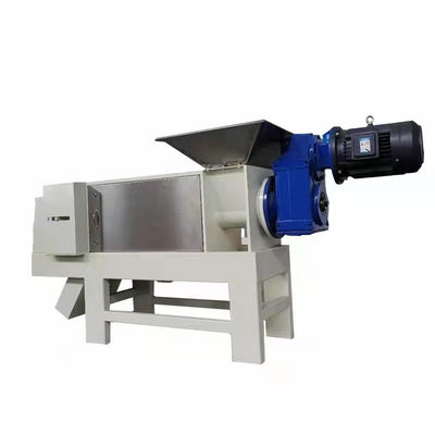 800 kg Engine Powered Food Residue Dewatering Machine with Fine Sieve and Screw Press
