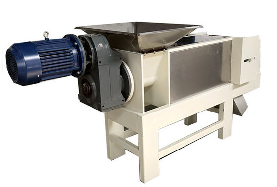800 kg Engine Powered Food Residue Dewatering Machine with Fine Sieve and Screw Press