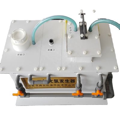 Brine Electrolyzer 98 kg Weight 100L/Hour Productivity for Swimming Pool Disinfection