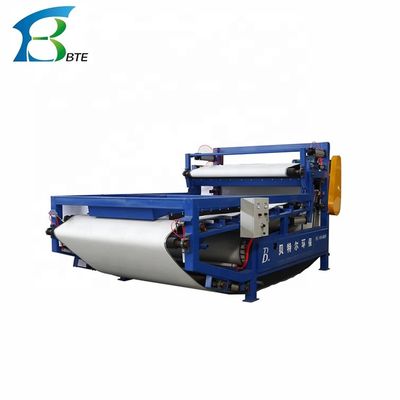 Sand Washing Wastewater Treatment with Concentrating and Dewatering Belt Filter Press
