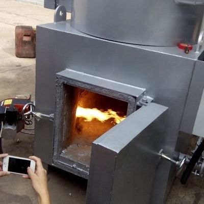 100-150Kgs/Load Capacity Waste Incinerator for Burning Animal Waste in Two Chambers