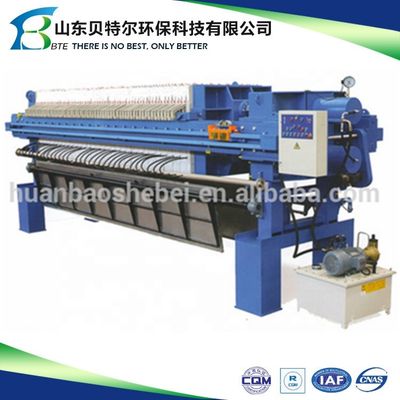 Water Filter Sludge Dehydrator Plate and Frame Filter Press with 3kw Online Support