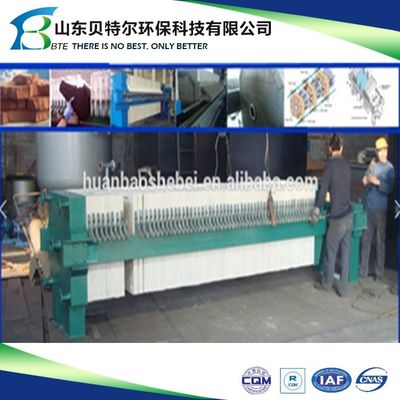 Water Filter Sludge Dehydrator Plate and Frame Filter Press with 3kw Online Support
