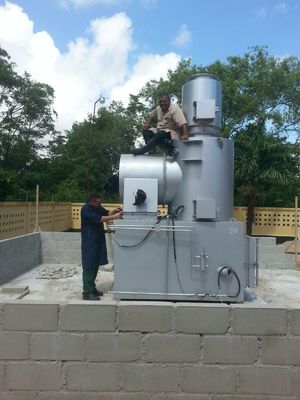 Incinerator pcb Scrap Waste Recycling Machines for Customized Capacity 10-500kgs/batch