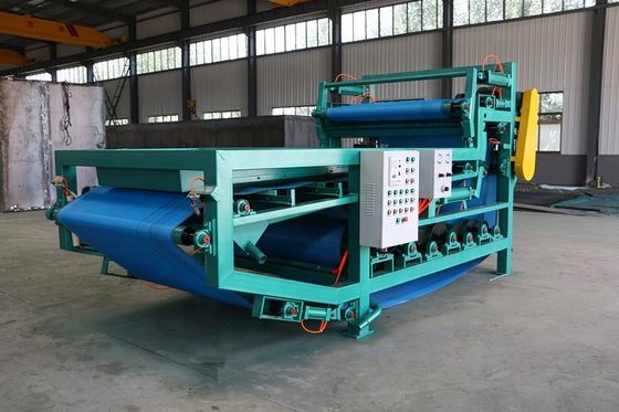 Carbon Steel Belt Filter Press For Iron Ore Plant Sludge Dewatering